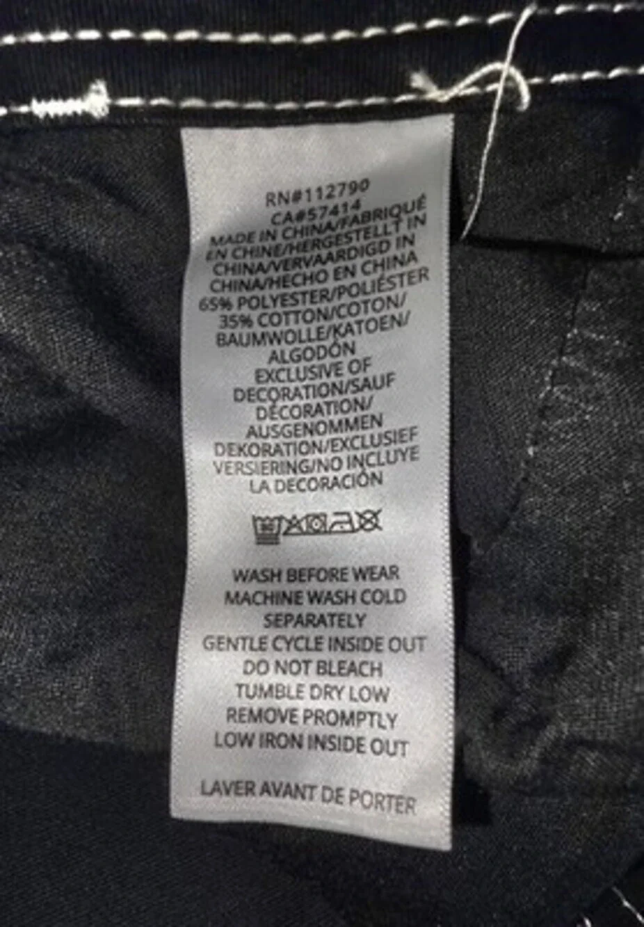 True Religion Bobby Baggy Cargo Pants 36x30 Jet Black NWT sku: 0156